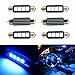 Produktbild Ralbay 6 x Soffitte kennzeichen 42mm 5050 SMD DC 12V Kennzeichenbeleuchtung Innenbeleuchtung Soffitte Lampe Blau Licht
