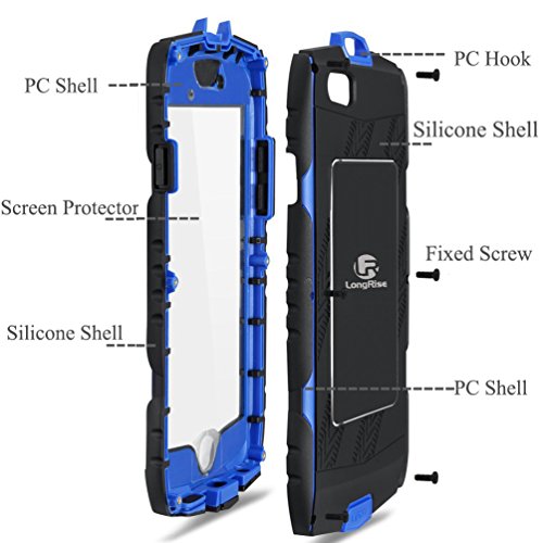 iPhone 6S Funda  longrise Outdoor Sports iPhone 6s Defender       Carcasa con protector de pantalla integrado Heavy Duty       Carcasa para iPhone 6  de 4 7  pulgadas