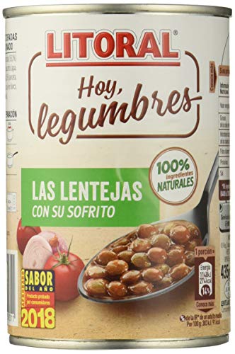 Litoral - Lentejas de la Abuela 440 g - [Pack de 5]