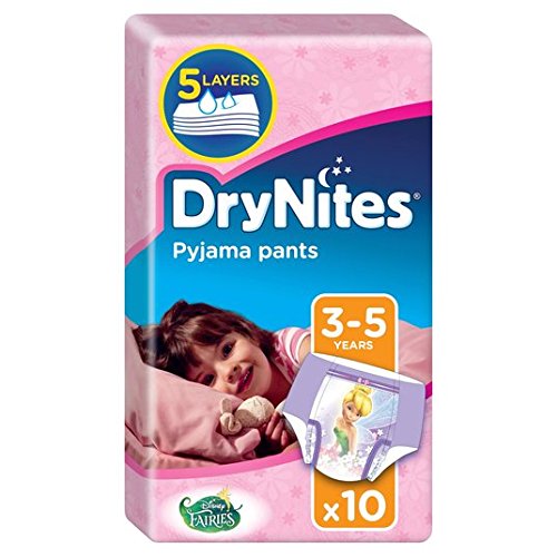 Preisvergleich Produktbild Huggies 3-5 Jahre DryNites für Mädchen 16-23kg 10 pro Packung