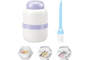 VOSSOT Dzielnik do tabletek, przecinak do tabletek, rozdzielacz do wszystkich tabletek gratis, wielofunkcyjne pudełko na leki, przenośny, 1 na 2, podział 1 na 4, moździerz na tabletki z przegródką na