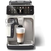Philips Ev Aletleri T&uuml;rkiye 5500 Serisi LatteGo Tam Otomatik Espresso Makinesi EP5543/90-20 İ&ccedil;ecek, Beyaz Krom