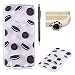 Produktbild Hülle für MOTO X4,SKYXD Schönes Elegantes Plätzchen Malerei Muster Schokolade Series Premium Transparent Schutzhülle Soft Flex TPU Silikon Ultra Dünn Durchsichtige Beauty Protective Handyhülle für MOTO X4