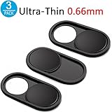 CloudValley Webcam Cover Métal Slide, 0.66mm Ultra-Mince Cache Webcam | Caméra Cover pour MacBook Pro, MacBook Air, Mac, PC, Surfcase Pro, iPhone, Protection Votre Vie numérique [3 Pack]