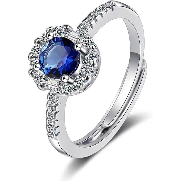 CRYSLOVE Anelli Donna Argento 925 Regolabili con Pietra Portafortuna 12 Mesi Aperto Regolabile Anello Abbraccio Gioielli per Anniversario Matrimonio Promessa Sposa Bande