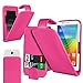 Price comparison product image N4U Online® Clip On PU Leather Flip Case Cover Pouch For Nokia Lumia 830 - Pink