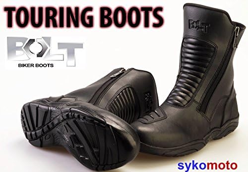 BOLT R34 HYPER HALF SHORT BOOTS Motorcycle Motorbike Waterproof Sports Racing Men &amp; Women Touring Boots (UK 7 / EU 41)