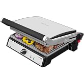 Cecotec Rock?nGrill 2400 UltraRapid Electric Grill with 2400W Power, RockStone Coating, 180&ordm; Opening and Floating Top Plate.