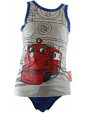 Chuggington - Kinder Unterwäsche Set mit Hemd und Slip in 2 Farben und 3 Größen
