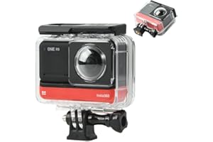 Fenmaru Custodia impermeabile/copertura protettiva subacquea compatibile con Insta360 ONE RS (per modalità panoramica 360)