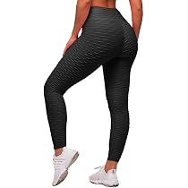 Leggings Femme Sculptants Ceralia 3D - Anti-cellulite, Effet Push-up Fessier - Pour Sport, Yoga, Fitness