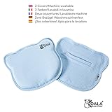 Orthopädisches Plattkopf Babykissen mit zwei entfernbaren Bezügen beugt vor / heilt Plagiozephalie (Schiefschädel-Kopfform) | Babykopfkissen für die korrekte Kleinkind-Position, perfekt für den Kinderwagen, das Kinderbett oder die Wiege – KoalaBabycare – Babykissen gegen Kopfverformung - 2