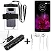 Produktbild Wasserdichte Hülle mit Kopfhörereinlass für LG Electronics G Flex 2 + headset, transparent | Jogging Armband Wasserfeste Handyhülle beach bag outdoor Beutel Schutzhülle Unterwasser case für Strand - K-S-Trade (TM)