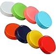 RuishiLinh 8 Pcs Colored Plastic Mason Jar Lids Canning Jar Lids 70 mm Regular Mouth Lids for Plastic Storage Caps for Mason/Canning Jars - Anti-Scratch Resistant Surface