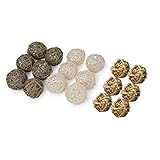 Ornamento: ideal para rellenos de jarrones, proyectos de artesanía, bodas, fiestas, baby shower, huertos familiares, árboles de navidad, decoración de decoración, etc.