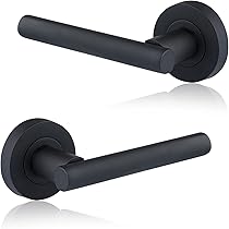 Stampella Per Maniglie Amig 10RX - Acciaio Inossidabile Nero, 53x53 Mm, Per Porte Interne - Foto 6