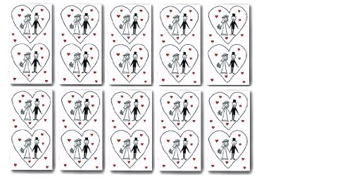 Paper+Design Taschentücher HOCHZEIT / 10 Packungen a 10Stück