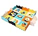 Produktbild MQIAOHAM 9 Stück Spielmatte Non Toxic Crawl Mat mit weicher Dicker Eva Schaum für den Fallschutz 9 Fliesen mit Kanten für Tummy Time und Crawling Style Mehrzweck Schaum Fußmatten P014B3010