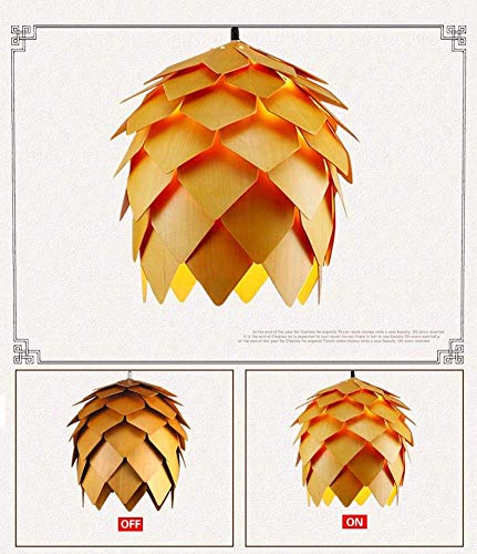 Preisvergleich Produktbild Lamps Geführtes Wohnzimmer, Schlafzimmer-Licht, Moderne Designer-Art überlagerte Woody-Art Echinacea-Leuchter-Deckenleuchte, 25Cm, Einfache atmosphärische Innenbeleuchtung,25 cm,weißes Licht