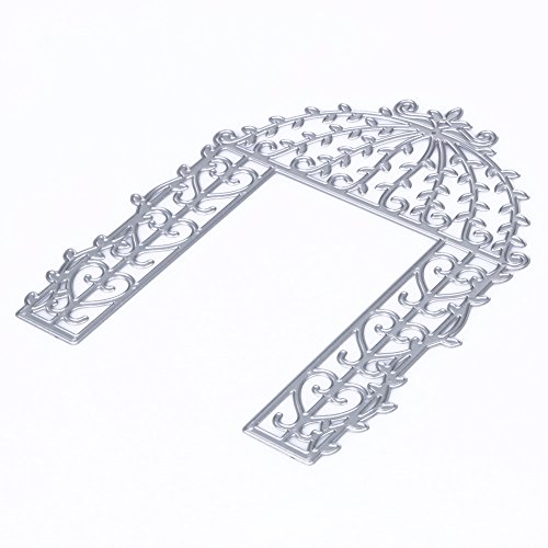 Amazingdeal365 schöne Hochzeit Metall Form Schablonen Schneiden DIY Dekor Sammelalbum Karten Buchzeichen Lesezeichen als Geschenk für Freunde Geburtstag Kinder,Kindergarten Hobby Schule Handarbeit Unterricht usw. Ein tolles Geschenk! - 6