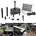 Produktbild MJLXY 10V Solar Springbrunnen, Wasser Brunnen Pumps Kit Solar Angetrieben zum Vogel Bad, Kleiner Teich, Kleiner Pool, Garten, Hinterhof