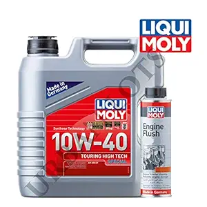 Urban Lots 10W-40 3.5 L Liqui Moly Touring High Tech with Engine Flush for Adventure Touring , 200 ml