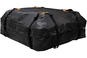 GoolRC-1 Auto Dachbox Dachtasche 425 Liter Platz Faltbare Gepäckbox 420D wasserdichte Gepäcktasche Auto Dach Gepäckträger Universal Gepäcktasche Aufbewahrungswürfel Tasche für Reise Camping