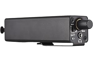 Btuty Amplificatore Per Monitor In-Ear Amplificatore Per Cuffie Stereo Portatile Con Ingresso Xlr/6,35 Mm Jack Di Uscita Da 3,5 Mm Interruttore Mono/Stereo Regolazione Del Volume Per Musicisti