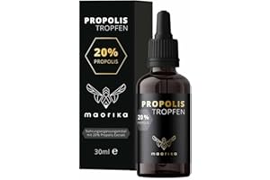 ‎MAORIKA maorika Propolis Tinktur mit 20% reinem Propolis Extrakt 30ml - Propolis Tropfen aus 100% natürlichem Ursprung - hochwertige Imkerqualität, laborzertifiziert
