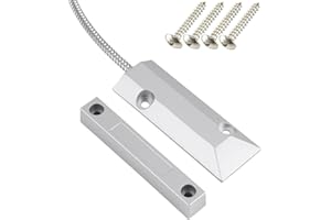 Gebildet Seguridad para el hogar Contacto de puerta enrollable con cable Interruptor magnético de lengüeta Interruptor magnético (Imán cerca - conectar circuito, imán lejos - romper circuito) OC-55