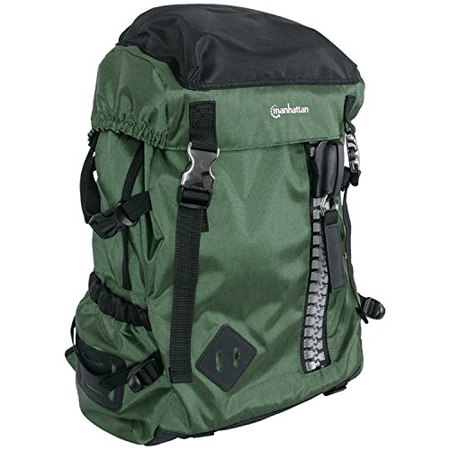 Preisvergleich Produktbild Manhattan Zippack Notebookrucksack Für Laptops bis 15 6", 439664, grün