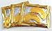 ONE1X - 1Set FACE,EYE,NECK Crystal 24K Gold Powder Gel Collagen Mask Masks Sheet Patch, Anti Ageing Aging, Remove Bags, Dark Circles & Puffiness, Skincare, Anti Wrinkle, Moisturising, Moisture, Hydrating, Uplifting, Remove Blemishes & Blackheads Product. Firmer, Smoother, Tone, Regeneration Of Skin. Suitable For Home Use Hot or Cold.
