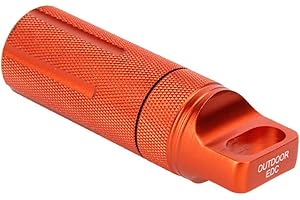 BE-TOOL Waterproof Seal Bottle 1Pcs EDC Container Full Metal EDC Waterproof Capsule Survival Tool for U-Disk, Fishing Gear, Money