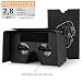 Produktbild Google Cardboard Virtual Reality Brille, Splaks Google Cardboard V2.0 3D-Brille Virtual Reality DIY Kit - mehr Komfort und Clearer, Bikonvexe Linsen, Kopfband, Magnete - VR-Brille für Smartphone