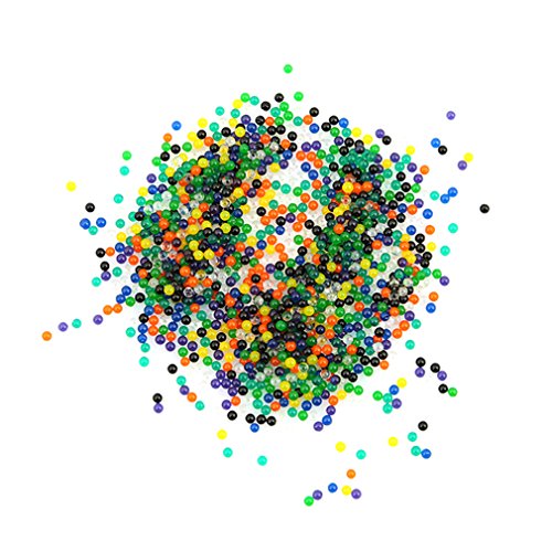 KiaraL 10000 Stück Mehrfarbige Wasserperlen Lustige Wasser Perlen Aquaperlen Deko Aqualinos Hydroperlen