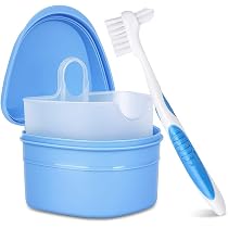 Boîte De Rangement Magnétique Pour Gouttière Dentaire (bleu) | Avec Miroir, Brosse Et Support En Silicone | Ventilation Ajustable - 6