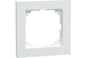 Schneider Electric Merten M-Pure Rahmen für Steckdosen und Schalter, 1-fach, aktivweiss, Artikelnummer MEG4010-3625, 1 Stück