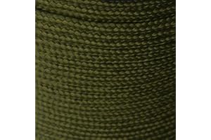 SAVAGE ISLAND Army Military Paracord Reel 3mm Basha Tent Bivi Camping Guy Rope Para Cord (Olive Green, 50ft)