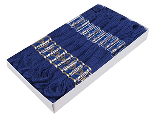 1 Docke Stickgarn / Sticktwist 100 % Baumwolle #5672 Medieval Blue