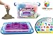 Toys Bhoomi Easy to store 2KG Magic Sand Beach Toy Set with Inflatable Sandbox, Storage Bucket & Molds - 100% Safe Gluten-Free RS.2399.00