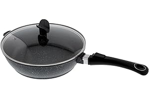 Pradel Excellence, P0002063/55005Mn, set van 3 pannen 20,24,28 cm 2 potten 18,20 cm, steenlook, zwart, ronde vorm