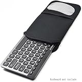 wommty Neopren Staub Cover Tragetasche Displayschutzfolie Sleeve Skins Säckchen für Apple Wireless Bluetooth Tastatur mc184ll/B mc184ch und mla22ll/A und Logitech easy-switch K810/K811