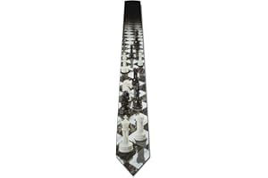THREE ROOKER Tieguys Men's Chess Ties Perspective Neck Tie One Size Black