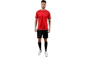 KITRY Kit Flag Arbitro Givova Sport Calcio Calcetto Allenamento Fitness Palestra Football Relax Tracksuit Training Completino Maglia Pantaloncino Partita