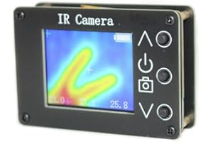 CARMOTTER Telecamera termica digitale, termocamera multifunzione portatile da 2,8 pollici, da -40 ℃ a +300 ℃, tasso 8 Hz, chip flash SPI integrato, ricarica USB
