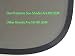 Car Sun Shade | Pack Of 2 Premium Universal Car Window Shades | Blocks 98% Of UV Rays | Protect Your Children And Pets | Cling Static Fit | 100% Lifetime Guarantee | Bonus Strong Mammy Clip