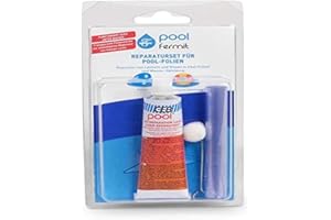pool fermit 9116 fermit Pool Reparaturset für Poolfolien, transparent