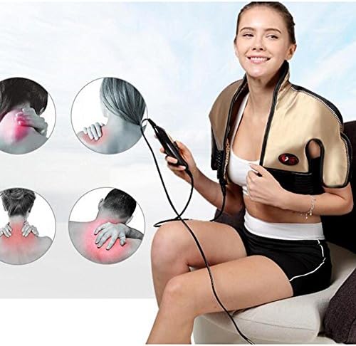 Cervical Shoulder Back Neck Massager, Far Infrared Thermotherapy Technology Keep Warm Back Brace