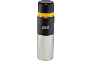 Jack Wolfskin Unisex - Adult Kolima Thermos Flask, Black, One Size