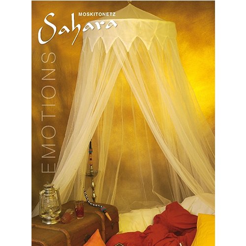 Moskitonetz SAHARA 12,5×2,5m Betthimmel Baldachin Mückennetz Fliegengitter - 3
